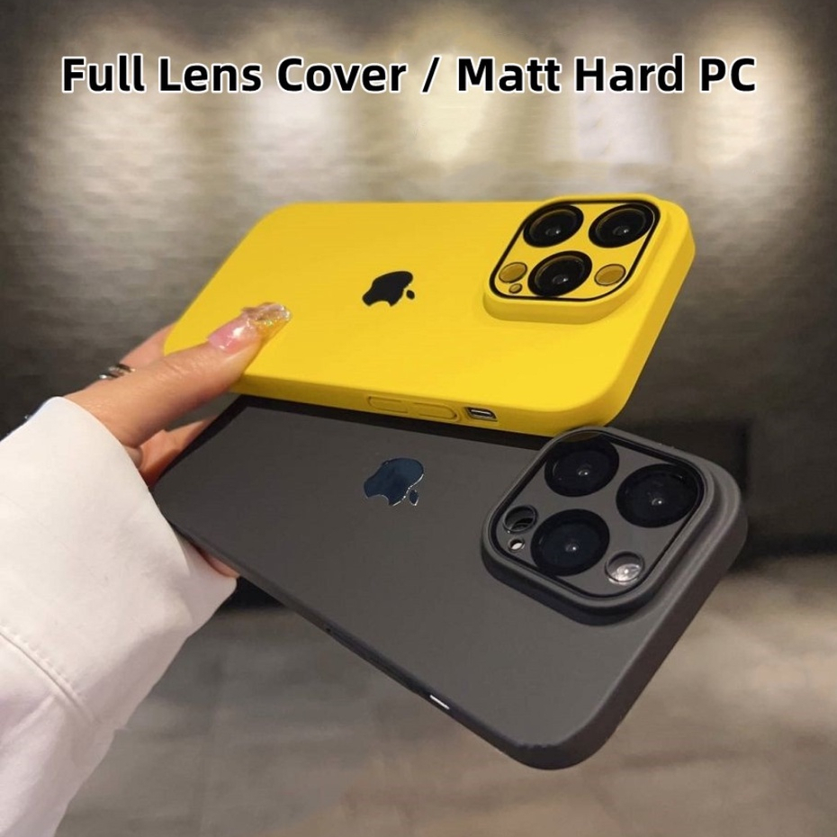 Premium Camera Lens Protection with Ultra Slope Buffer, Anti-Fingerprint Hard PC Matte Case for iPhone 14 13 12 11 Pro Max 14plus