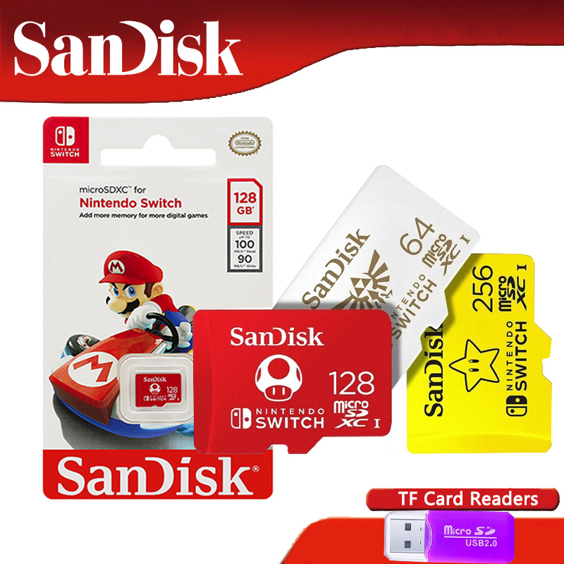 Sandi Nintendo Micro SDXC 128GB 256GB 512GB U3 Memory Card 1TB Cocok Untuk Nintendo Switch