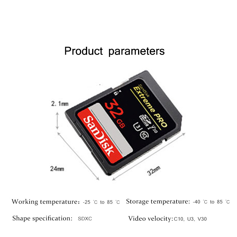 Memory Card Kamera Profesional Sandis Supreme, SD Card, U3, 4K, High Speed, Level10, V30, 64GB, 512GB, 128GB, 256GB, 32GB