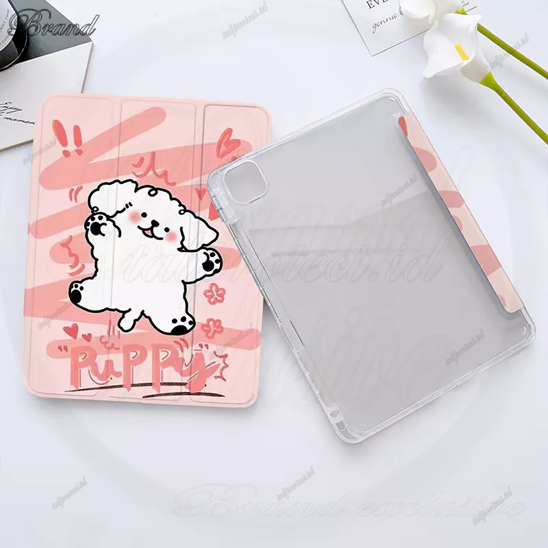Untuk Huawei MatePad SE 10.4 2022 10.4 2020 Pro 11 10.8 T10 T10S 11 2023 Fashion Dicat Pola Lucu Tablet Anjing Penutup Pelindung Flip Lipat Stand Casing Tembus Casing Belakang