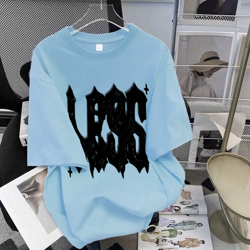 Butik Bebas Masalah - Baju kaos oversize pria | Baju kaos kata kata keren | Kaos biru muda | Kaos ka