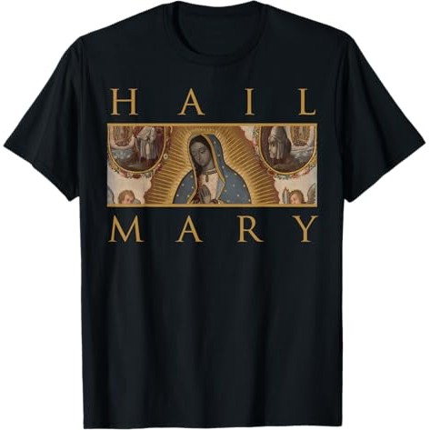Kaos Bunda Maria dari Guadalupe Katolik Salam Maria