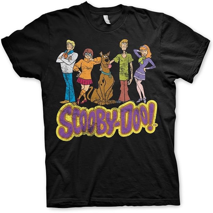 Kaos Scooby Doo Team Scooby Doo Distressed