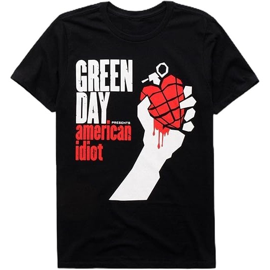 Kaos Green Day American Idiot Hitam