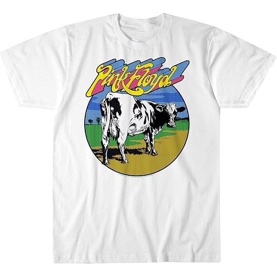 Kaos Pink Floyd Distant Bells Atom Heart Ukuran S Standar