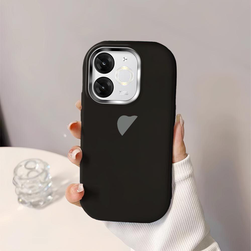 Untuk Itel A80 A90 A70 P65 Brand Logo Back Cover Case Soft Original Liquid Silicone Casing