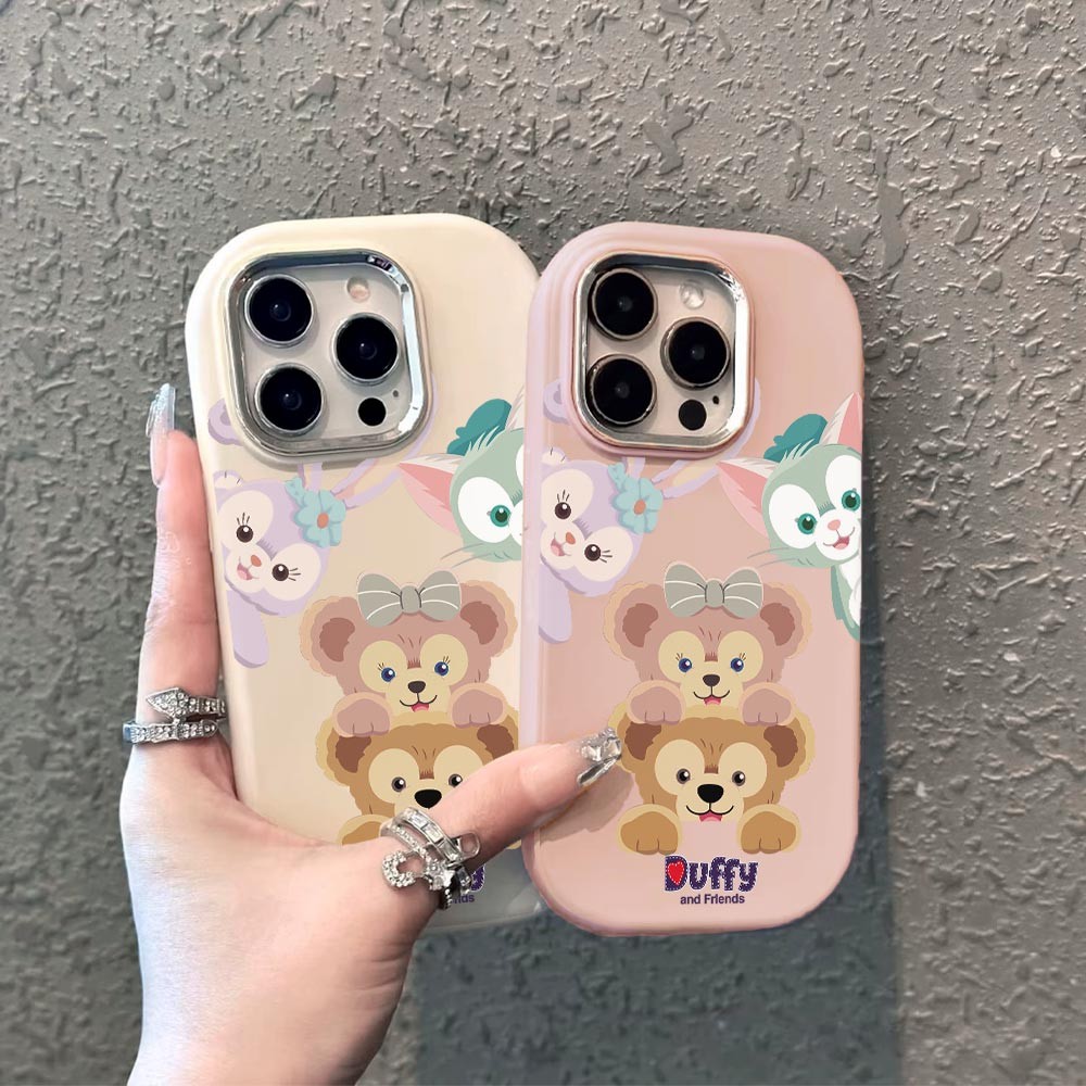 Softcase Untuk iPhone 11 12 13 Pro Max 11Pro 12 Mini Cartoon Duffy Back Cover Case Soft Original Liq