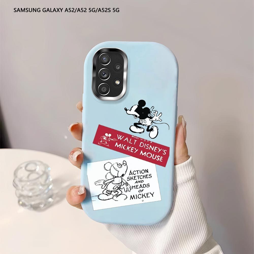 Softcase Untuk Samsung Galaxy A52 A52S A72 A32 A22 A12 5G Cute Mickey Pattern Cover Case Soft Origin