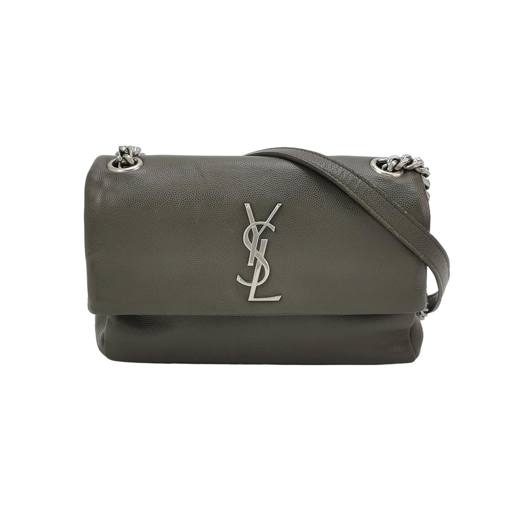 Tas Selempang dan Tas Bahu Kulit Sapi Polos Warna Solid dengan Logo YSL dari West Hollywood