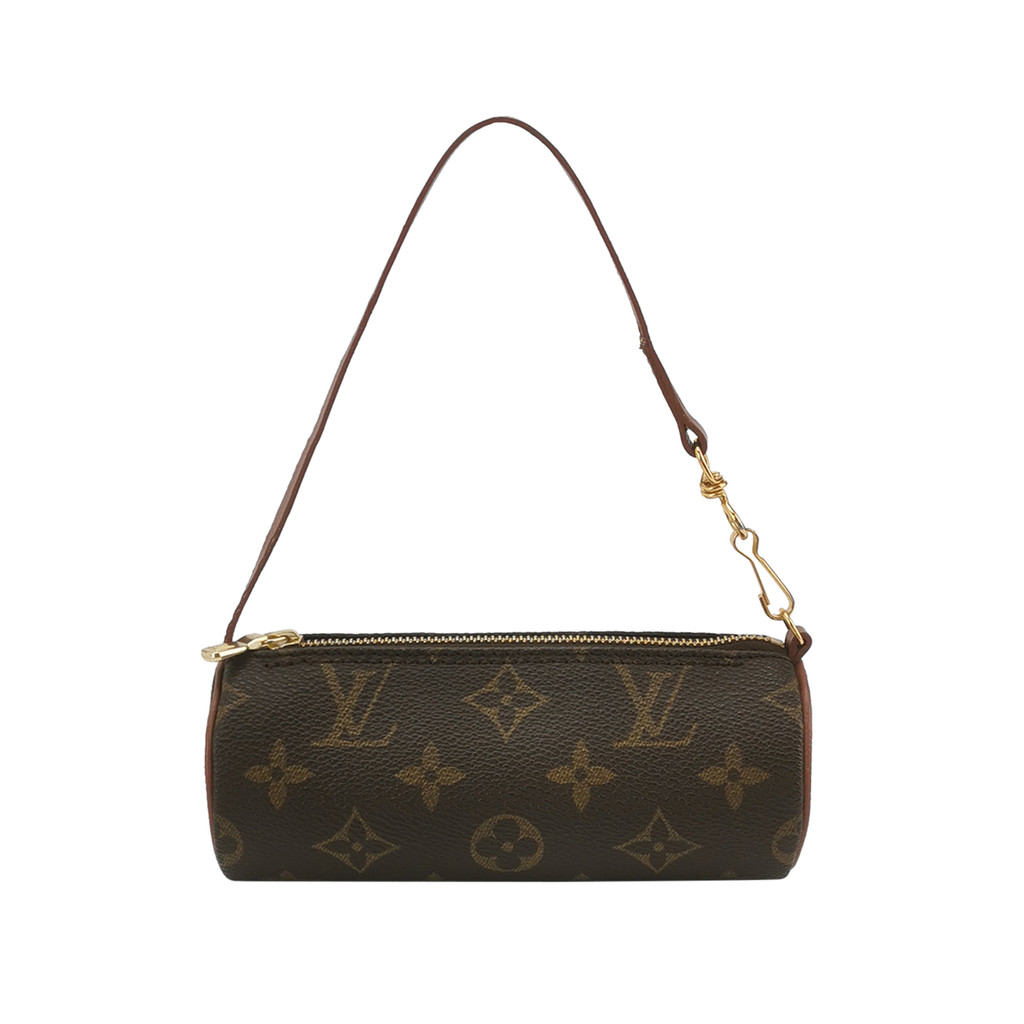 Louis Vuitton (LV) Papillon ultra-mini Tas Tangan Silinder Cetakan Monogram