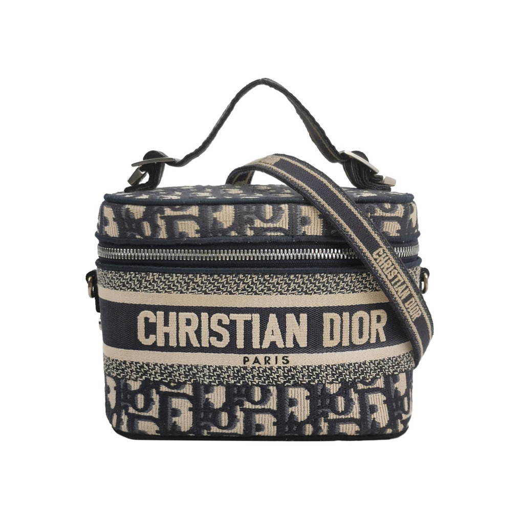 Dior Tas Selempang Kanvas Kecil Dior Travel Vanity