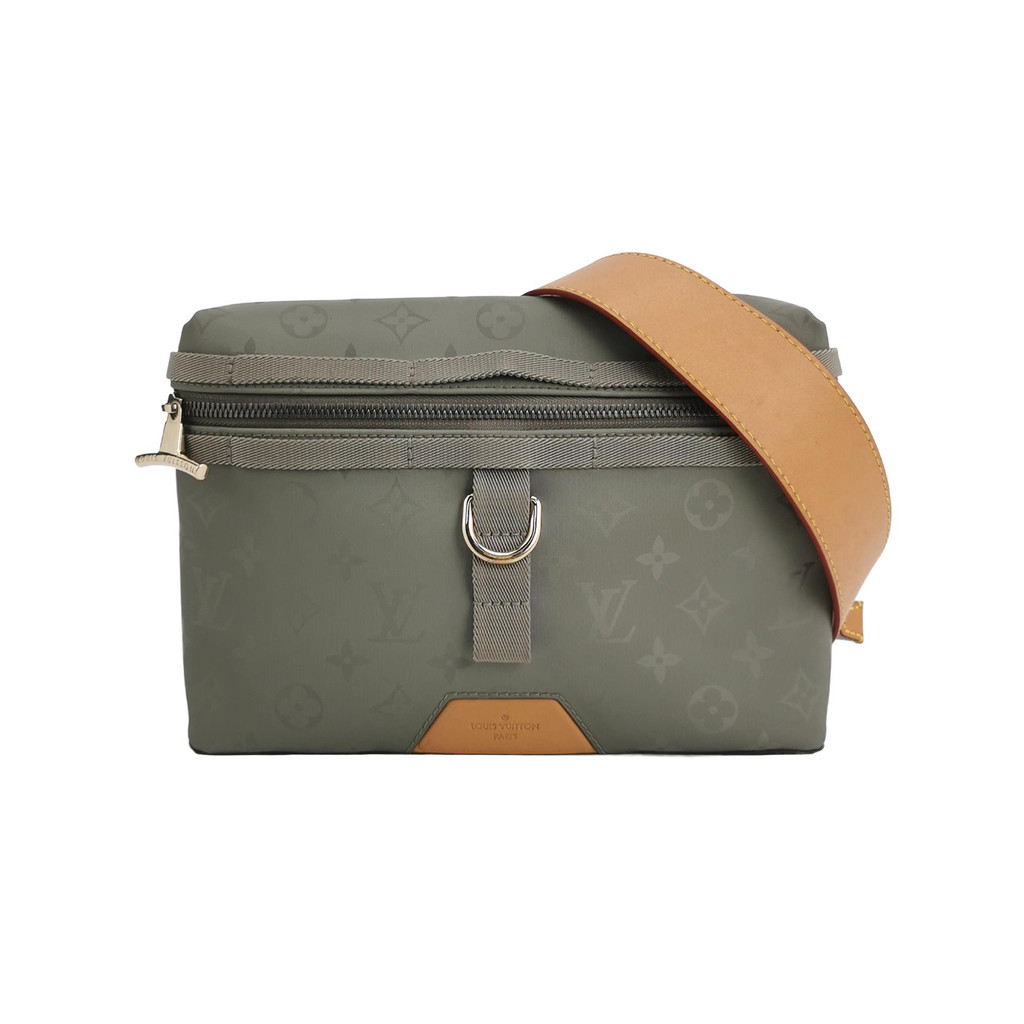 Louis Vuitton (LV) Tas Selempang Tas Kotak Monogram Kulit Sapi yang Dikeraskan dengan Tannin Sayuran