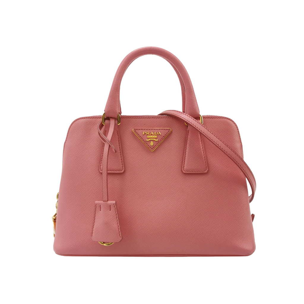 Prada Tas Selempang Berwarna Solid Segitiga Logo Promenade