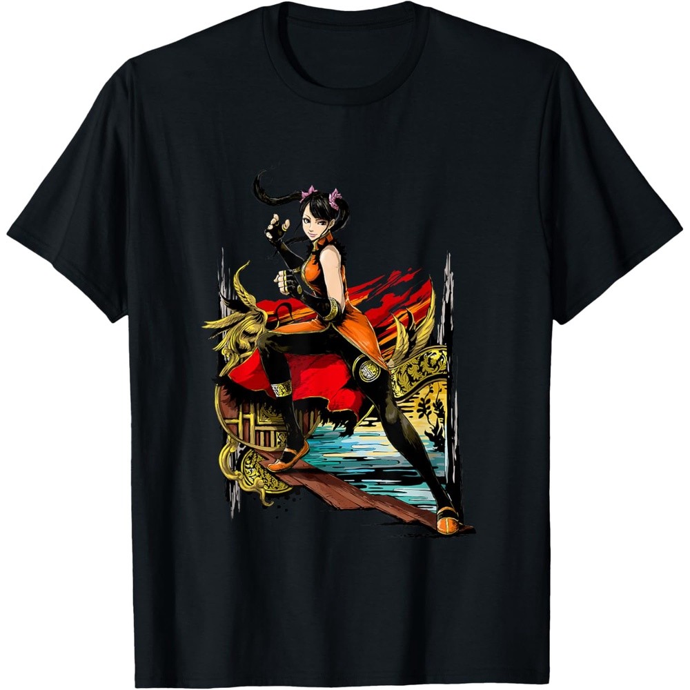 TEKKEN7 XIAOYU 002 T-Shirt, Small, Black