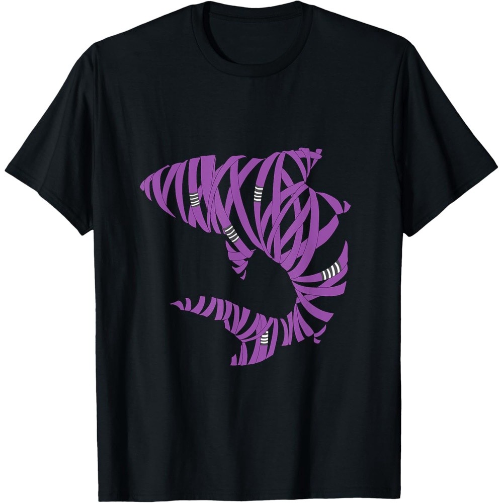 Bjj Jiu Jitsu Belt Shark - Purple Belt T-Shirt