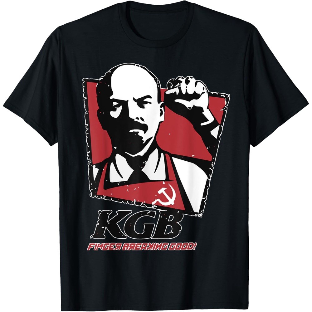 Lenin Political Joke USSR KGB T-Shirt