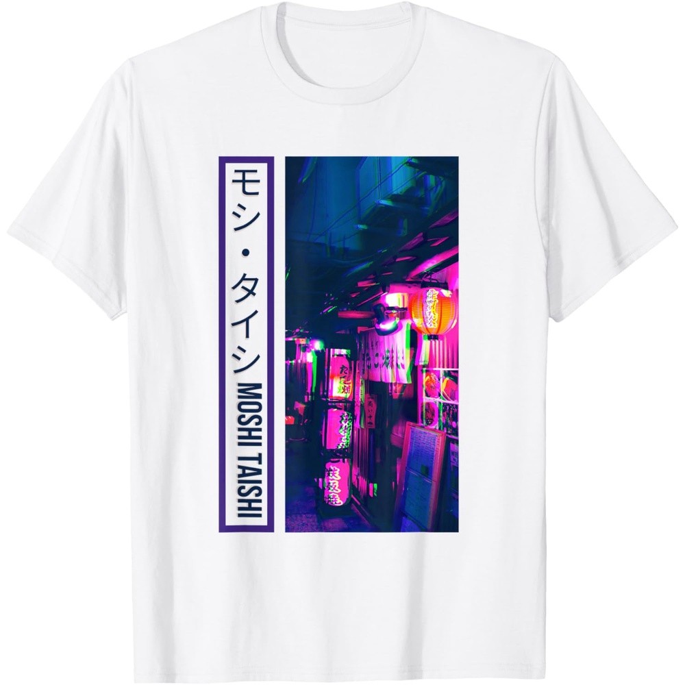 Japanese Cyberpunk Tokyo Streetwear Aesthetic Graphic T-Shirt