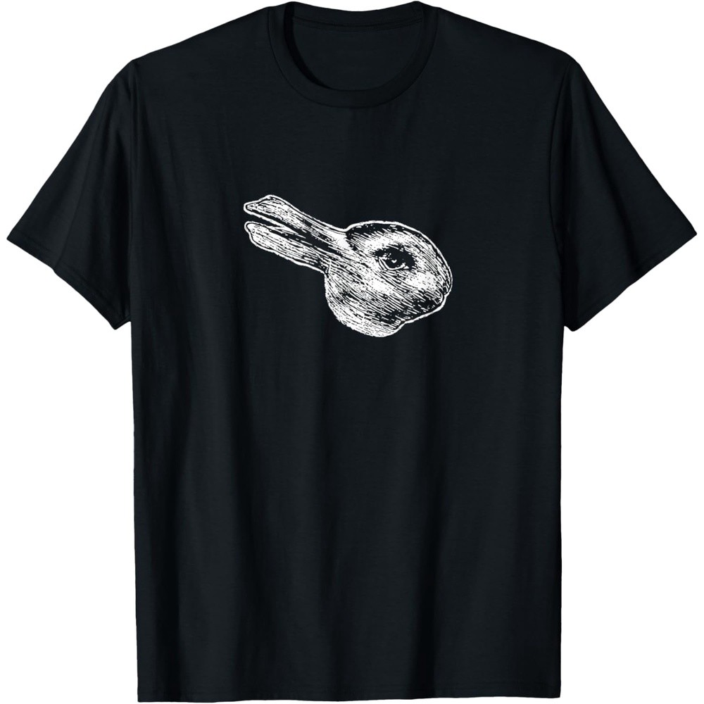 Wittgenstein Rabbit Duck Philosopher Optical Illusion Shirt T-Shirt