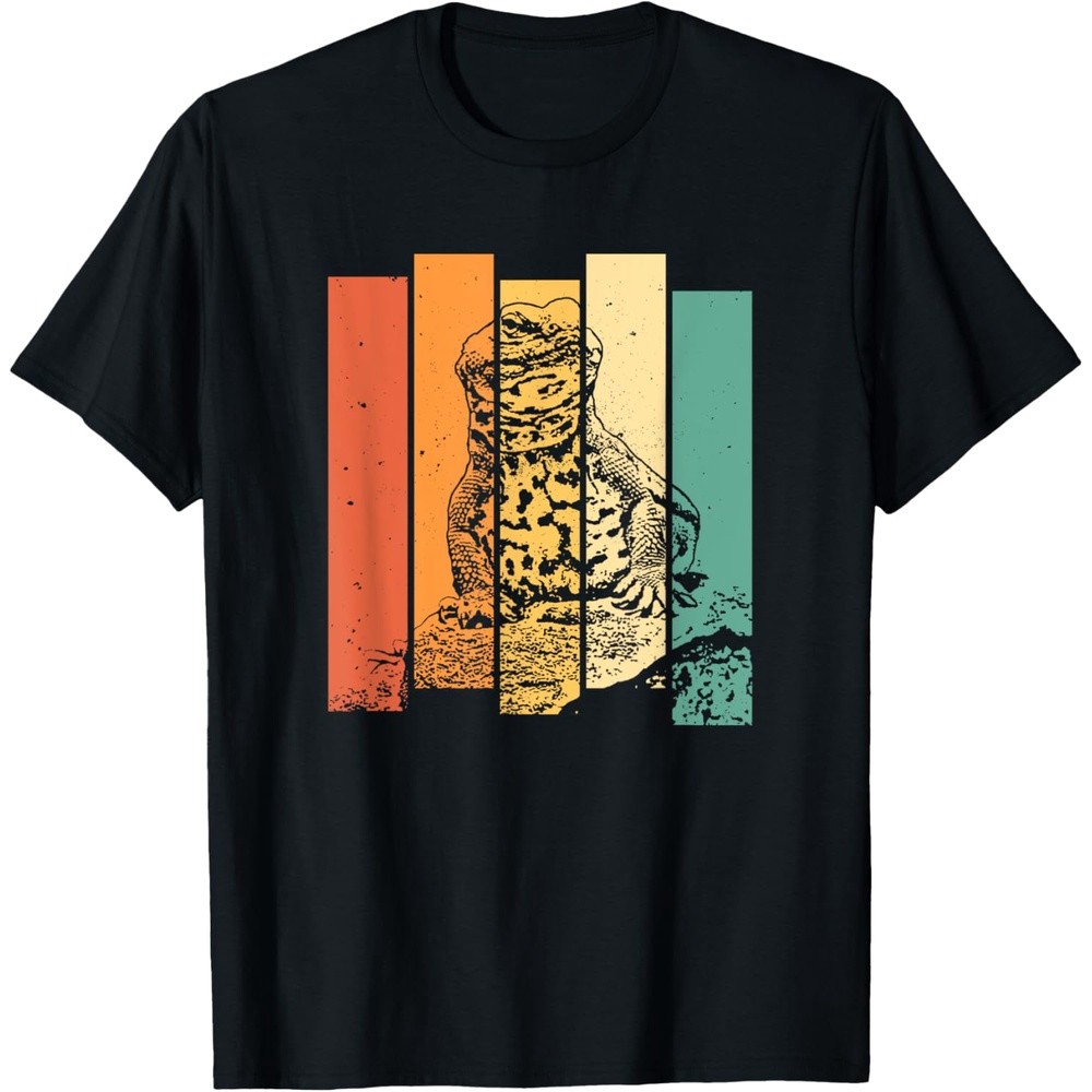 Uromastyx Agame Shirt Colorful Retro T-Shirt