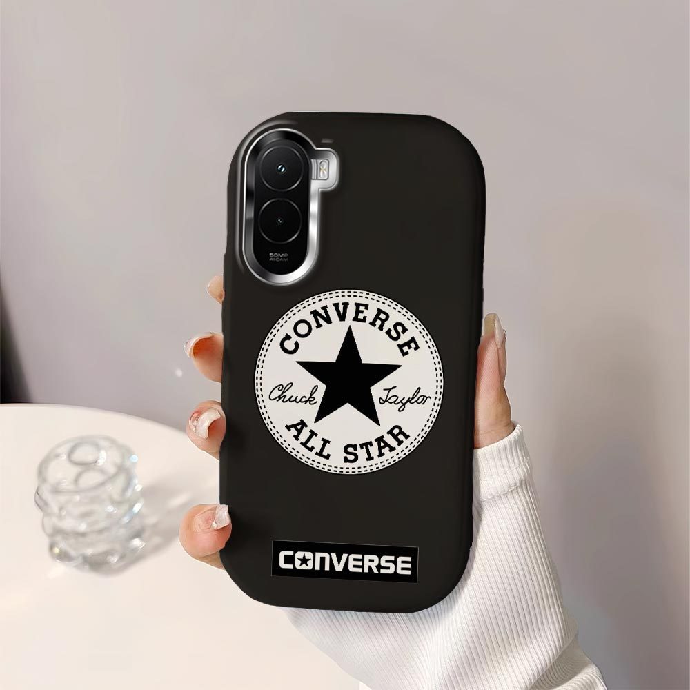 Untuk Xiaomi Poco M7 4G Converse Pentagram Back Cover Case Soft Original Liquid Silicone Casing