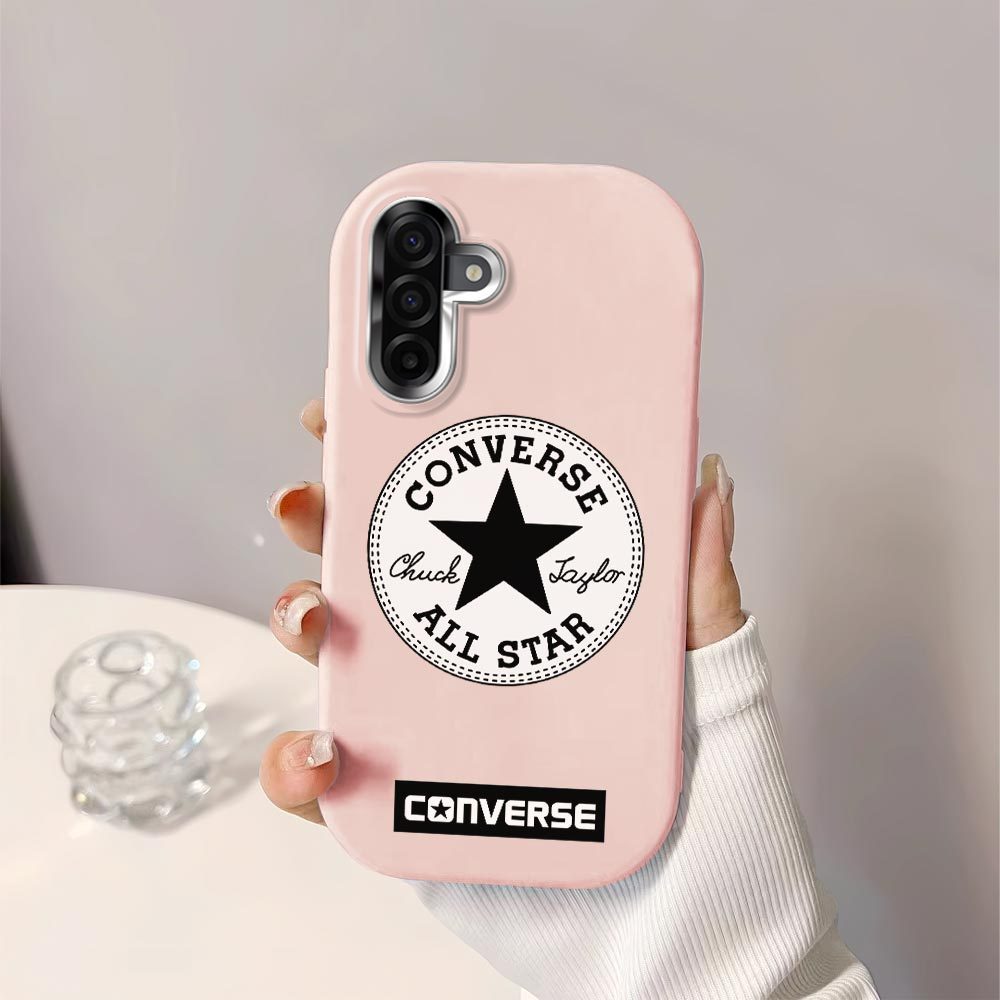 Untuk Samsung Galaxy A17 4G 5G Converse Pentagram Back Cover Case Soft Original Liquid Silicone Casi