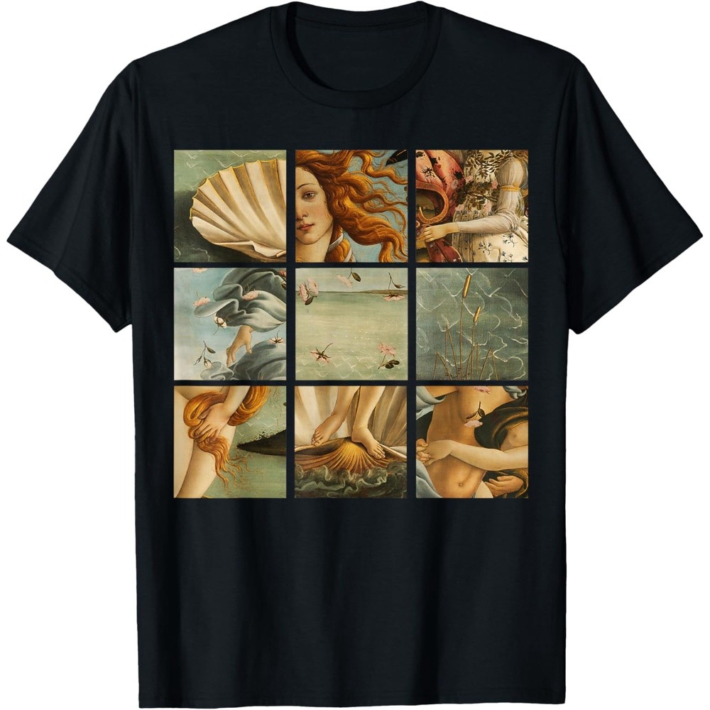 The Birth of Venus, Sandro Botticelli – Famous Paintings T-Shirt