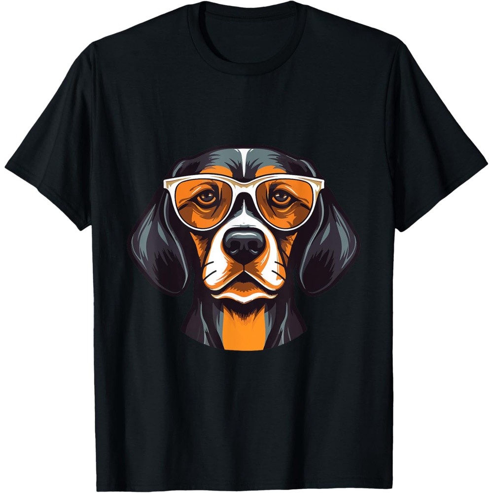 Beagle Dog Head Funny Stylish Animal Portrait T-Shirt