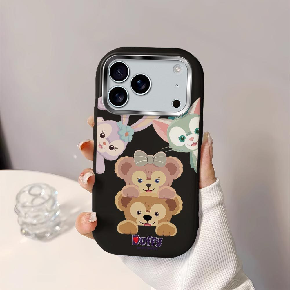 Softcase Untuk iPhone 16 17 Pro Cartoon Duffy Back Cover Case Soft Original Liquid Silicone Casing