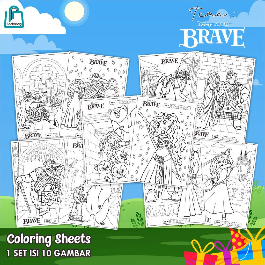 

KERTAS MEWARNAI ANAK A5 MURAH – 1 PACK ISI 10 LEMBAR – COLORING SHEETS KARTUN EDUKATIF BRAVE