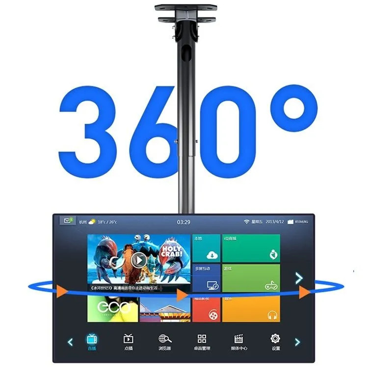 DN Bracket TV Putar 360 Derajat, Beban 30kg, 32-65 Inch