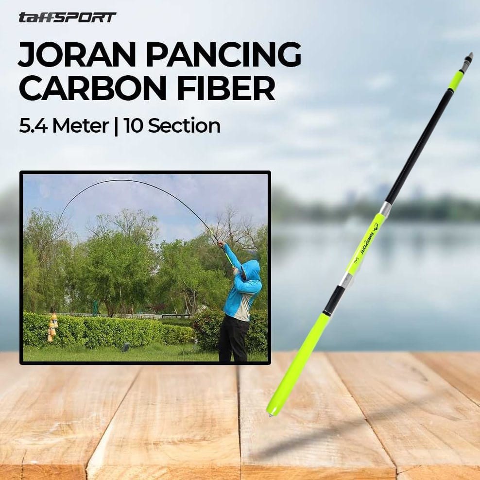TaffSPORT Joran Pancing Tegek Carbon Fiber: Ringan, Kuat, dan Praktis