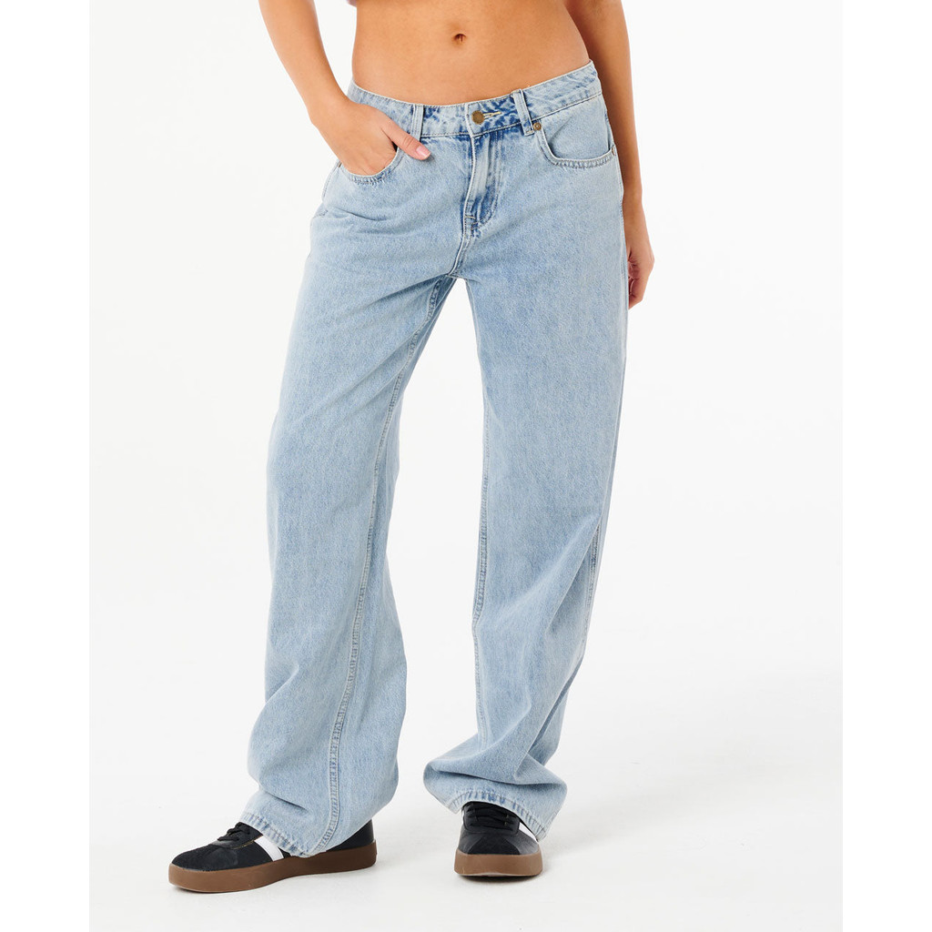 Rip Curl Women Aggie Relaxed Jeans - Vintage Blue