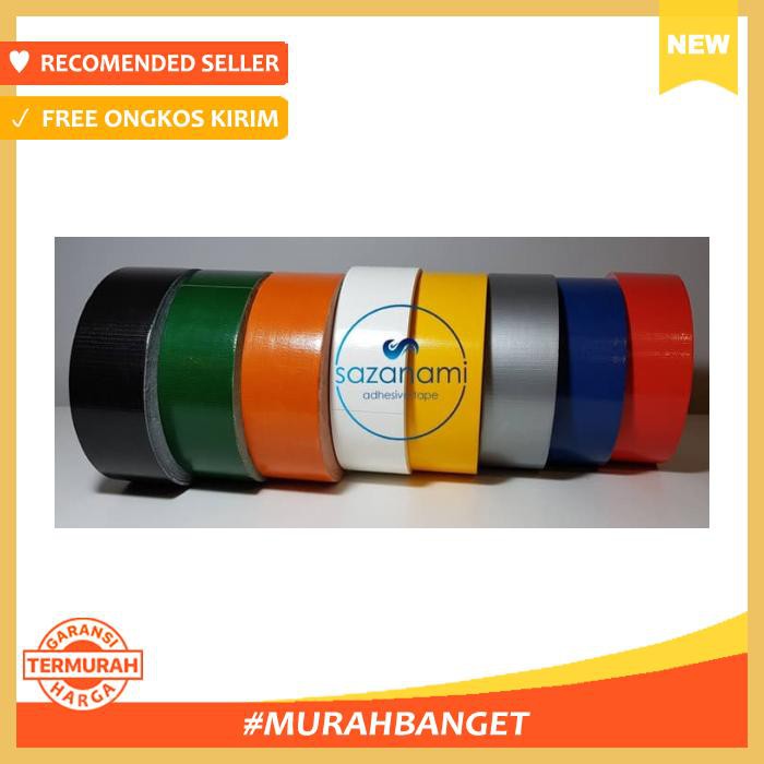 

Selotip & Double Tape - Lakban Kain 2 X 45M Putih - Pengikat & Perekat