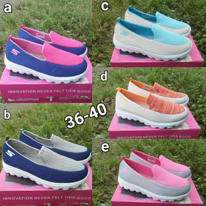 Sepatu Wanita Skecher Slip On Running O634