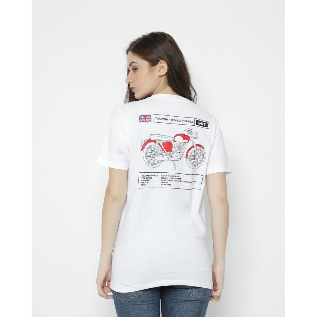 

Erigo T-shirt Triumph T120 White