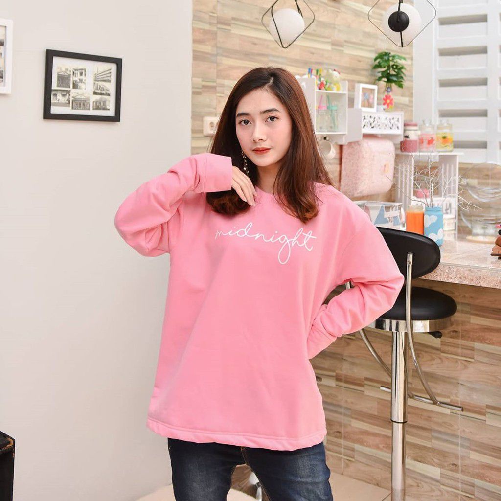 VS GG - baju atasan SWEATER Original sweater MIDNIGHT