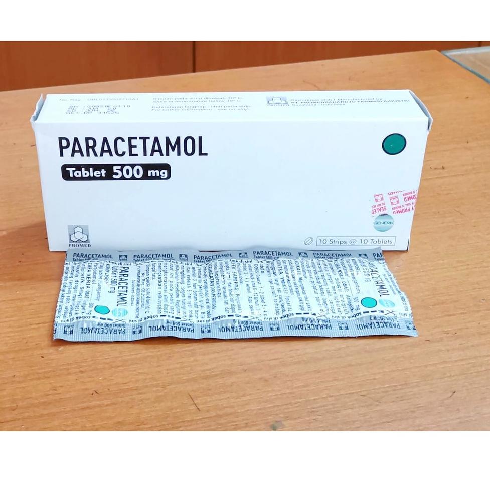 [KODE PRODUK LMVIE8595] Paracetamol 500 mg Errita, Mersi, PIM, Nova, Promed, Triman Box 100 Tablet