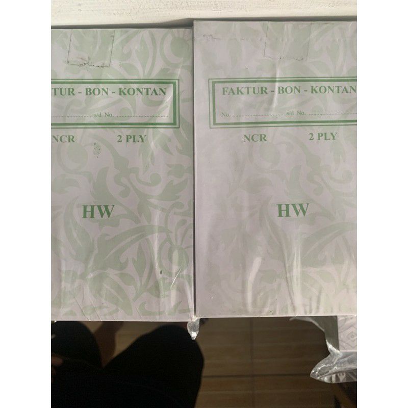 

Bon faktur 2ply tegak / vertical HW