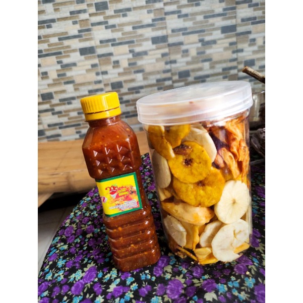 

Paket Kripik Buah mix + bumbu Rujak manis