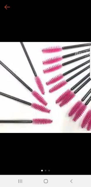 MASCARA WAND 1PACK 50PCS / SPOLIE  / sisir bulumata