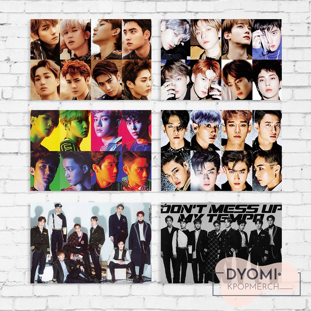 POSTER KAYU EXO, HIASAN DINDING KPOP, POSTER KAYU KPOP, DEKORASI RUANGAN EXO, DEKORASI KAMAR KPOP