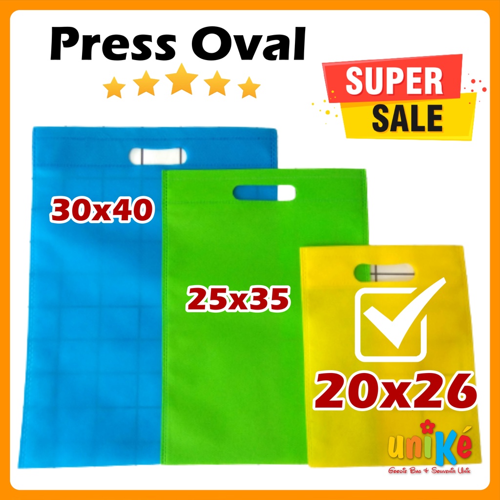 

TENTENG PRESS OVAL 20x26cm Seminar murah promosi toko souvenir unike murmer goodie bag