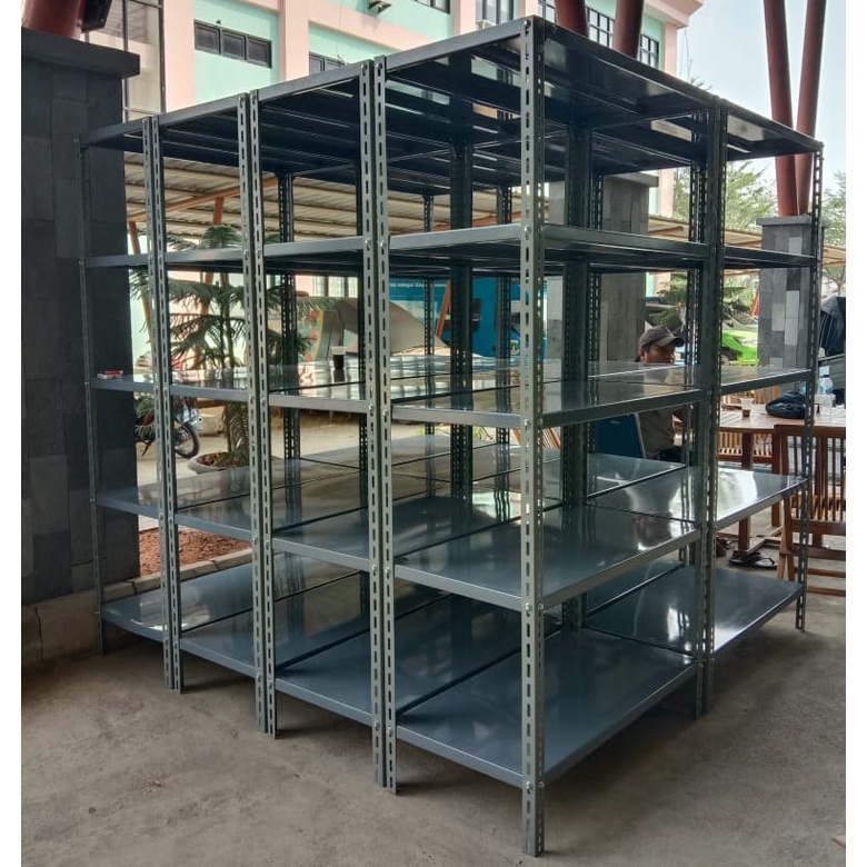 Jual RAK BESI 5 SUSUN UKURAN 30x60x200 cm | Shopee Indonesia