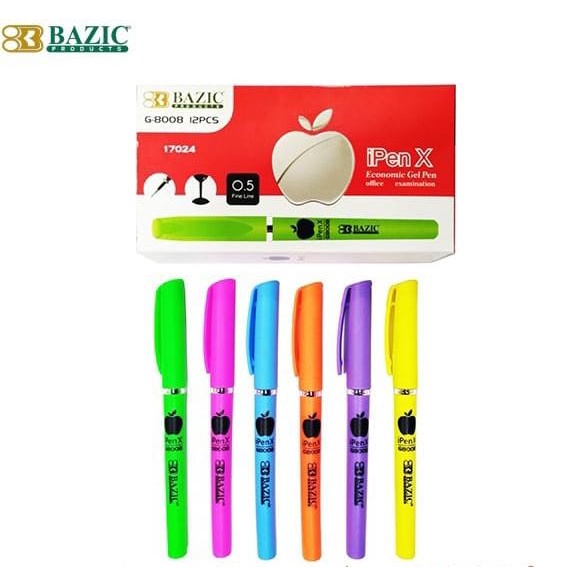 

Pena / Pulpen Gel Apel Bazic 8008