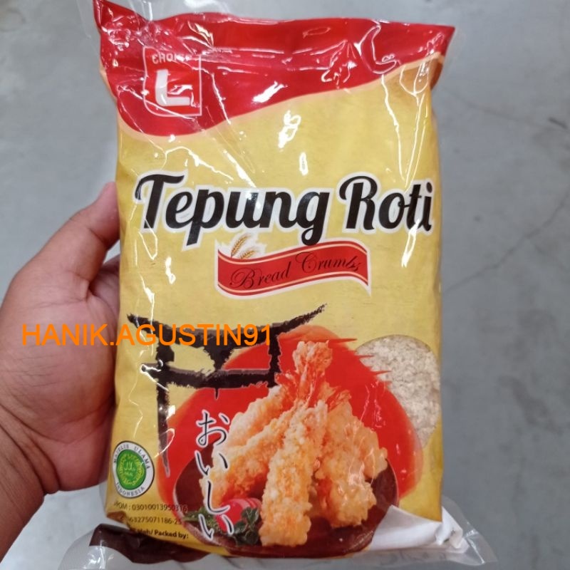 

Choice L Tepung Roti Tepung Panir Warna Putih Bread Crum 500Gr