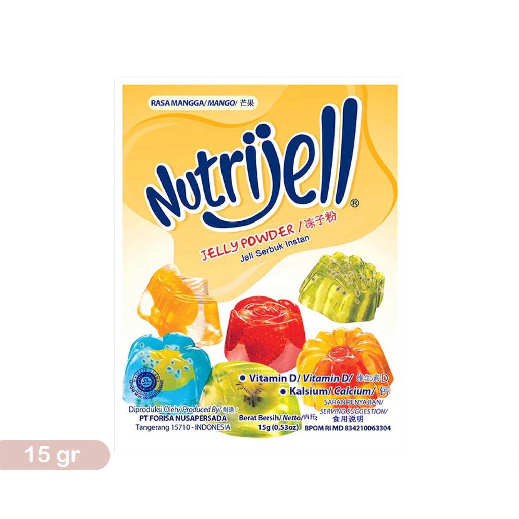 ❤ Under100 ❤ Nutrijell Jelly Powder Bubuk Serbuk Jeli Instan Ekonomis Nutrijel Halal