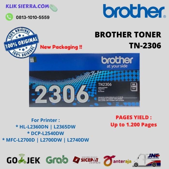 Toner Brother Toner Tn-2306 | Tn2306 Black Original