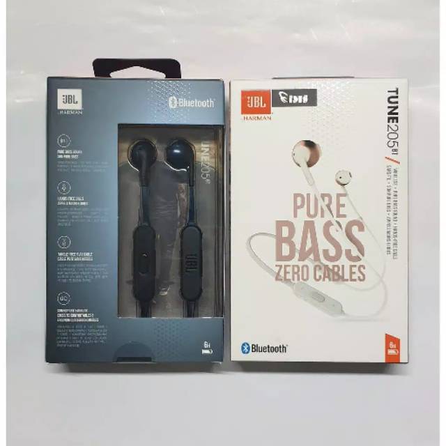 JBL T205BT T205 BT Earphone Bluetooth Original Garansi Resmi IMS
