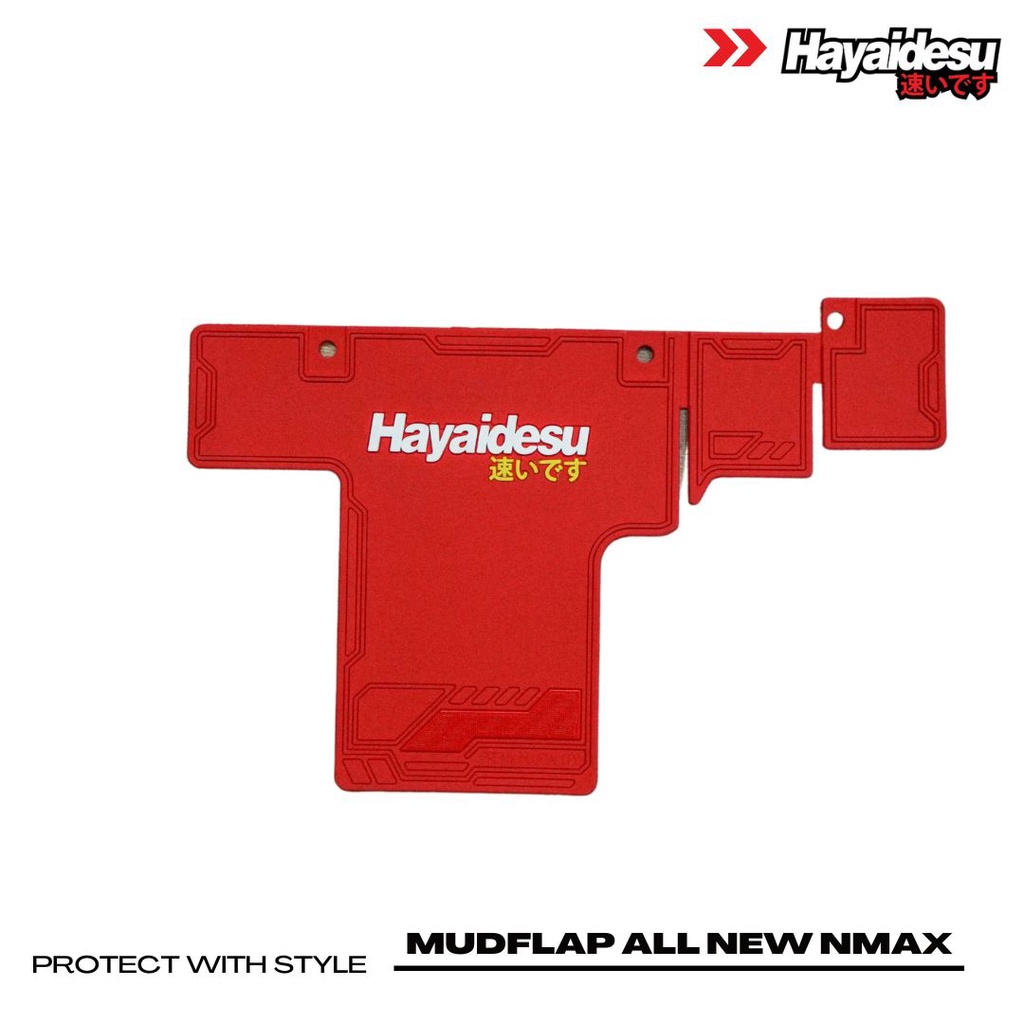 Hayaidesu All New Nmax 2020, 2022 - 2023/ All New Nmax ABS 2023 Mudflap Penahan Lumpur Aksesoris