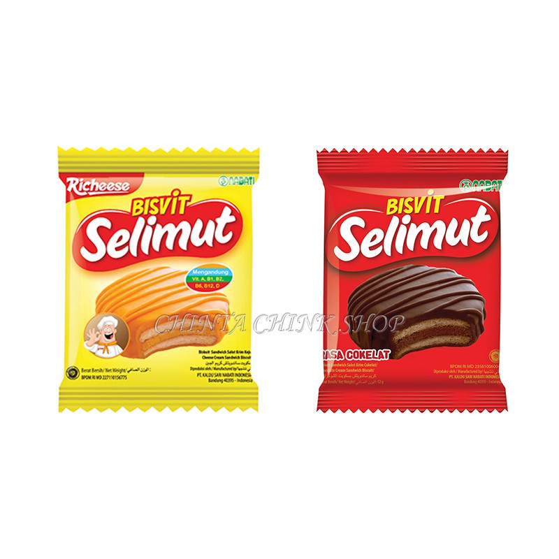 Richeese Nabati Bisvit Selimut Keju Coklat Isi 20pcs Per Pack Shopee Indonesia